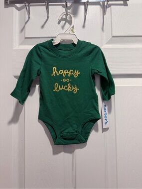 Carter's Happy Go Lucky St. Patrick's Day Onesie